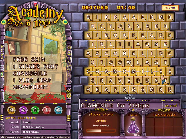 Academy of Magic: Word Spells Игровой процесс Academy of Magic: Word Spells