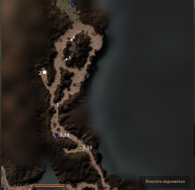 Готика 4: Аркания Карта черных ущелий