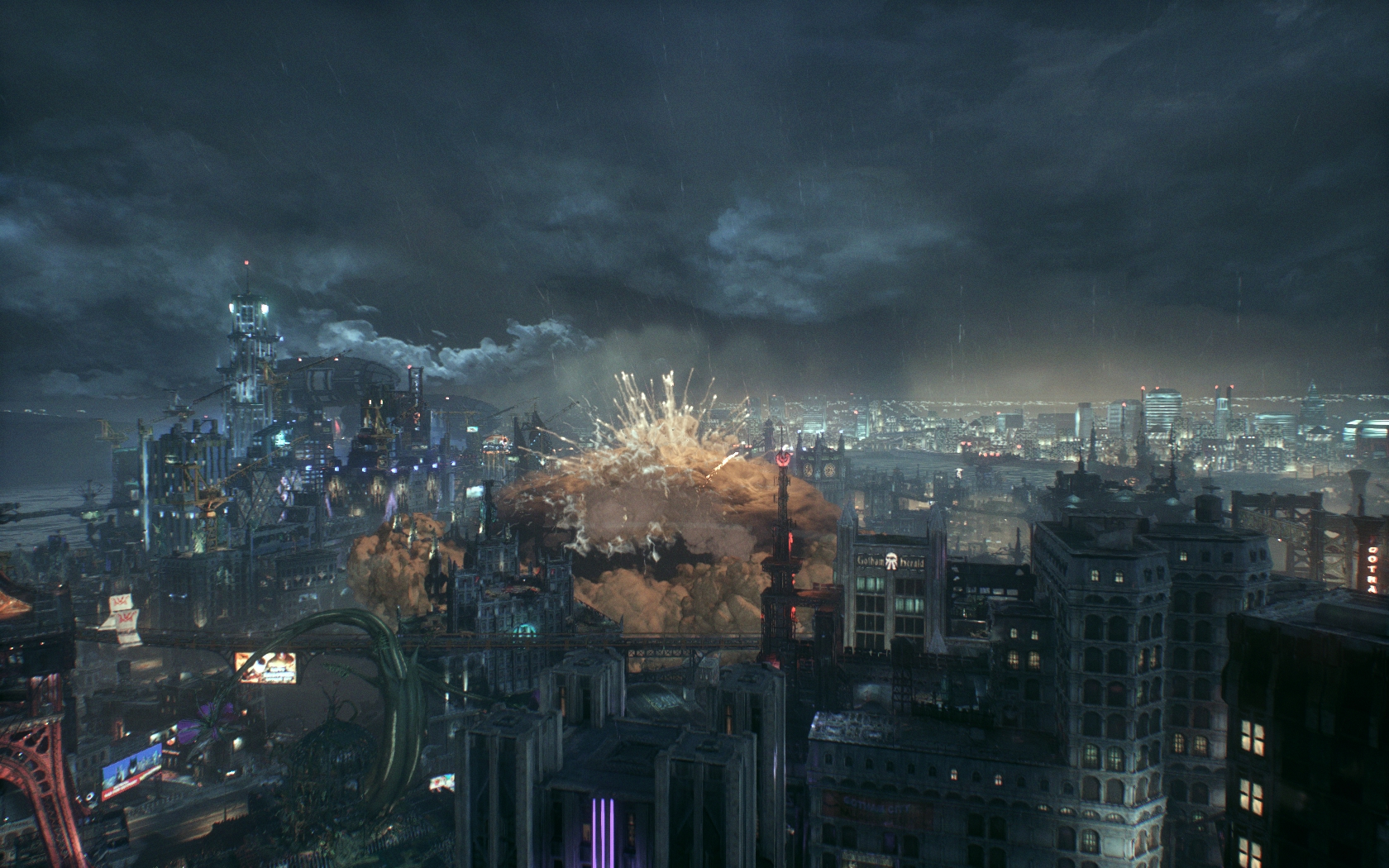 Batman: Arkham Knight Город накрывается токсином