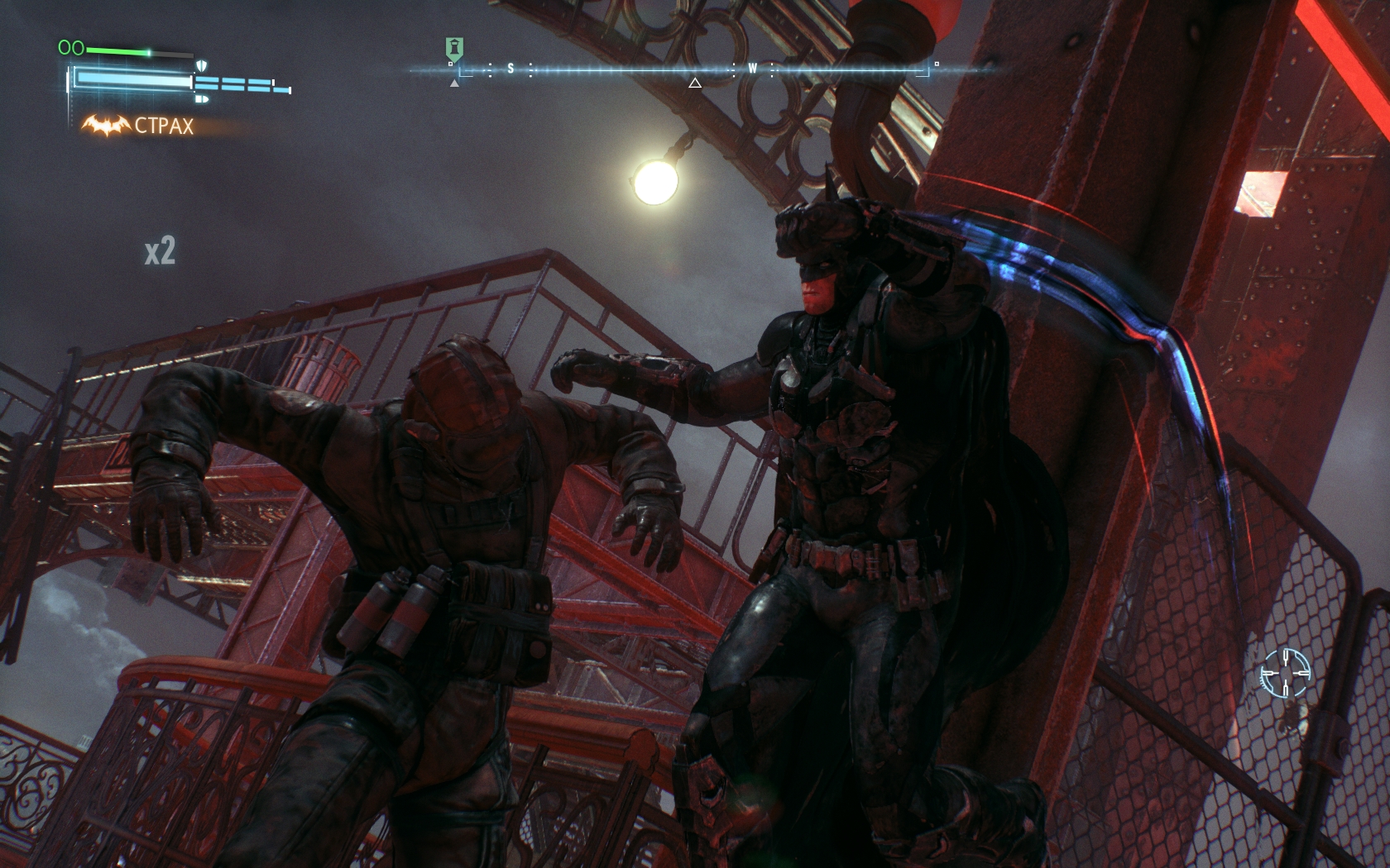 Batman: Arkham Knight Мощный удар левой
