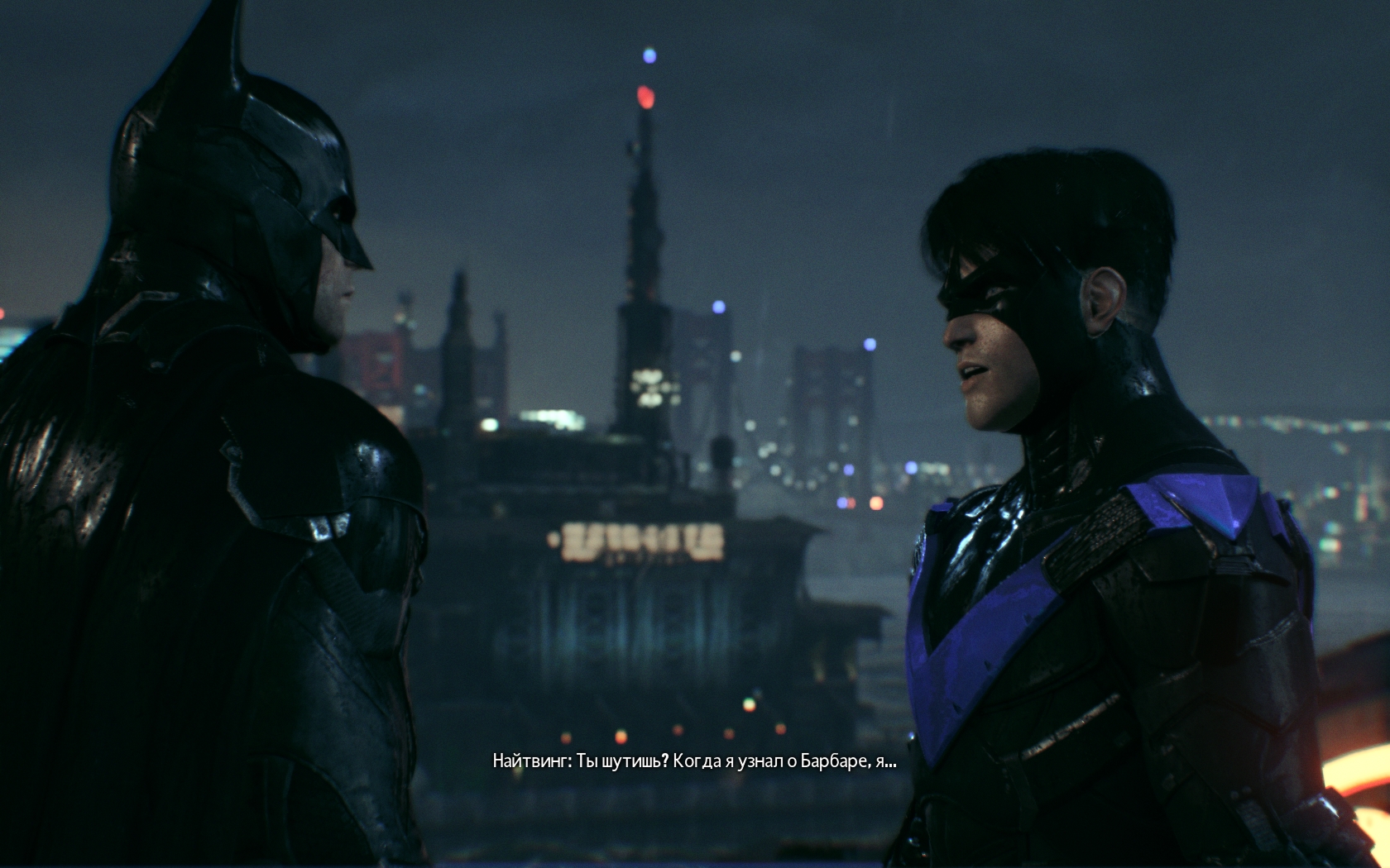 Batman: Arkham Knight Найтвинг и Бэт