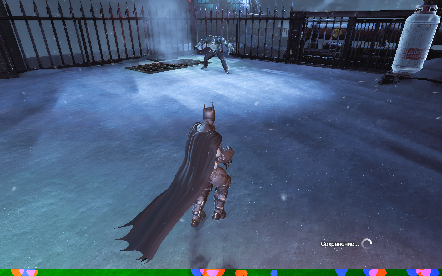 Batman: Arkham Origins Бой с Кроком