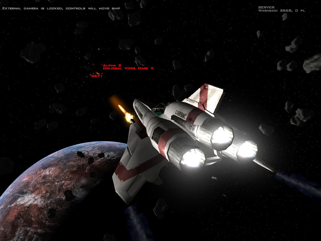 Battlestar Galactica: Beyond the Red Line Космический корабль