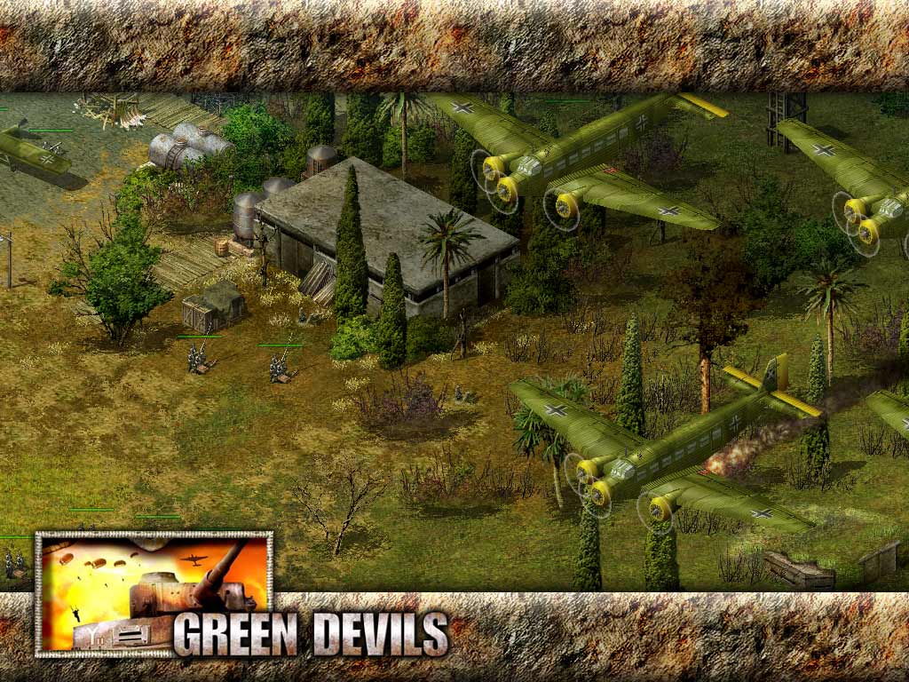 Blitzkrieg: Green Devils Несколько самолетов в Blitzkrieg: Green Devils