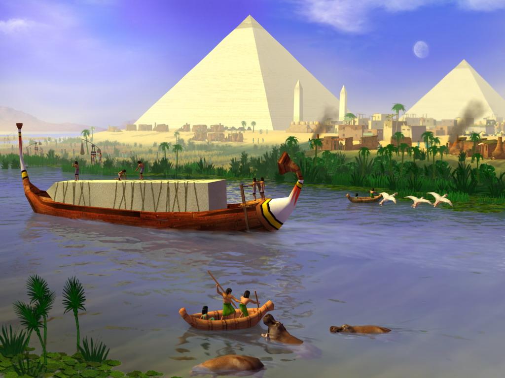 Children of the Nile Пирамиды и река
