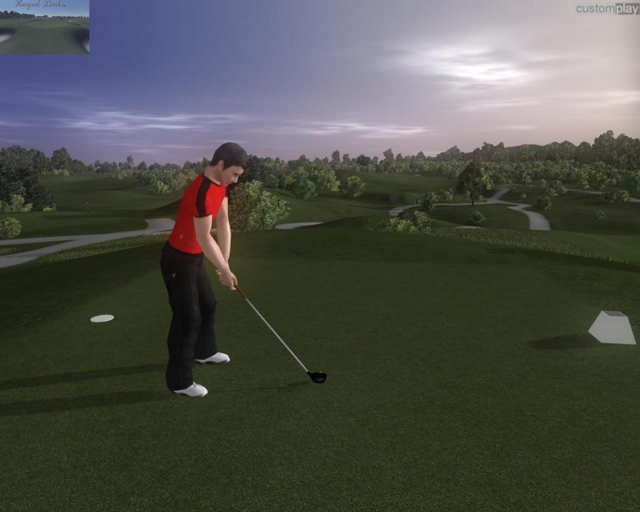 CustomPlay Golf 2010 Игрок в гольф