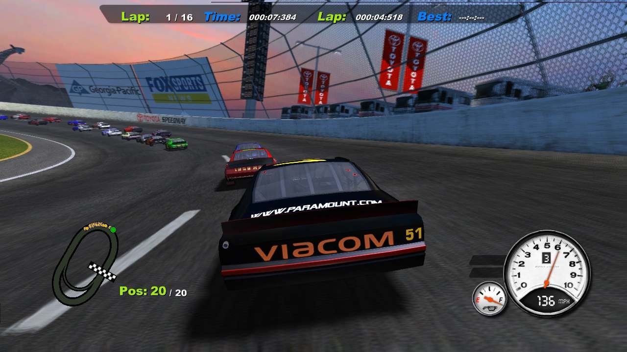 Days of Thunder: NASCAR Edition Геймплей