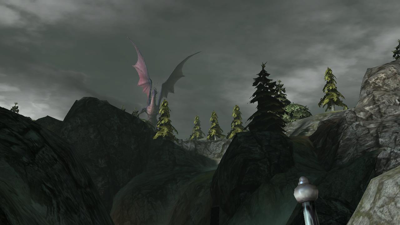 Dragon Age 2 Дракон на скале
