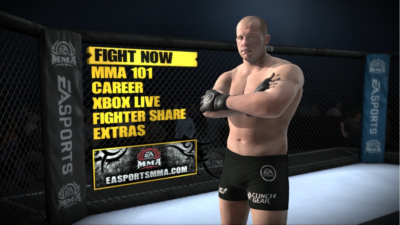 EA Sports MMA Меню и легенда MMA
