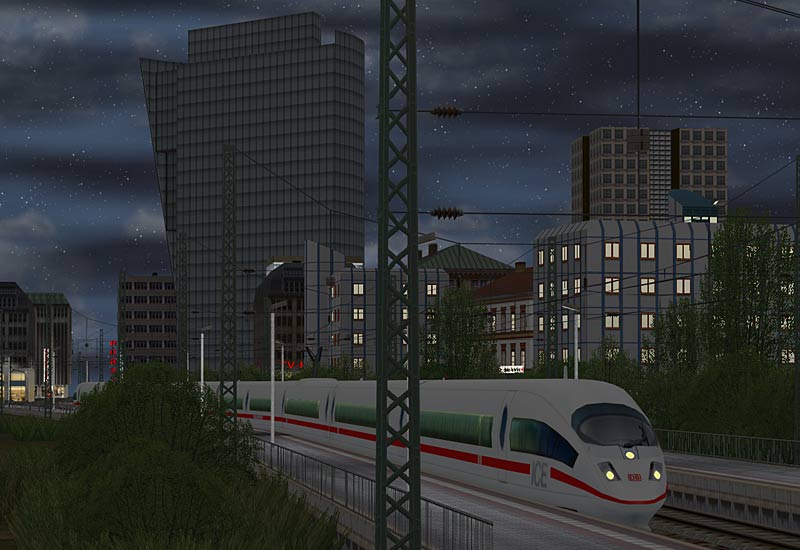 EEP Virtual Railroad 4 Ночная электричка