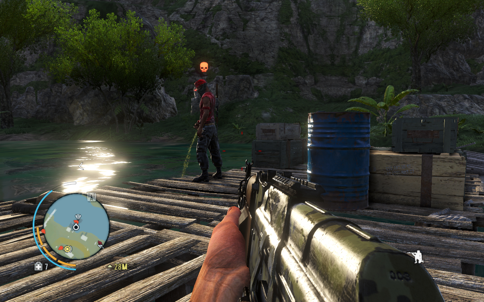 Far Cry 3 Пират справляет нужду