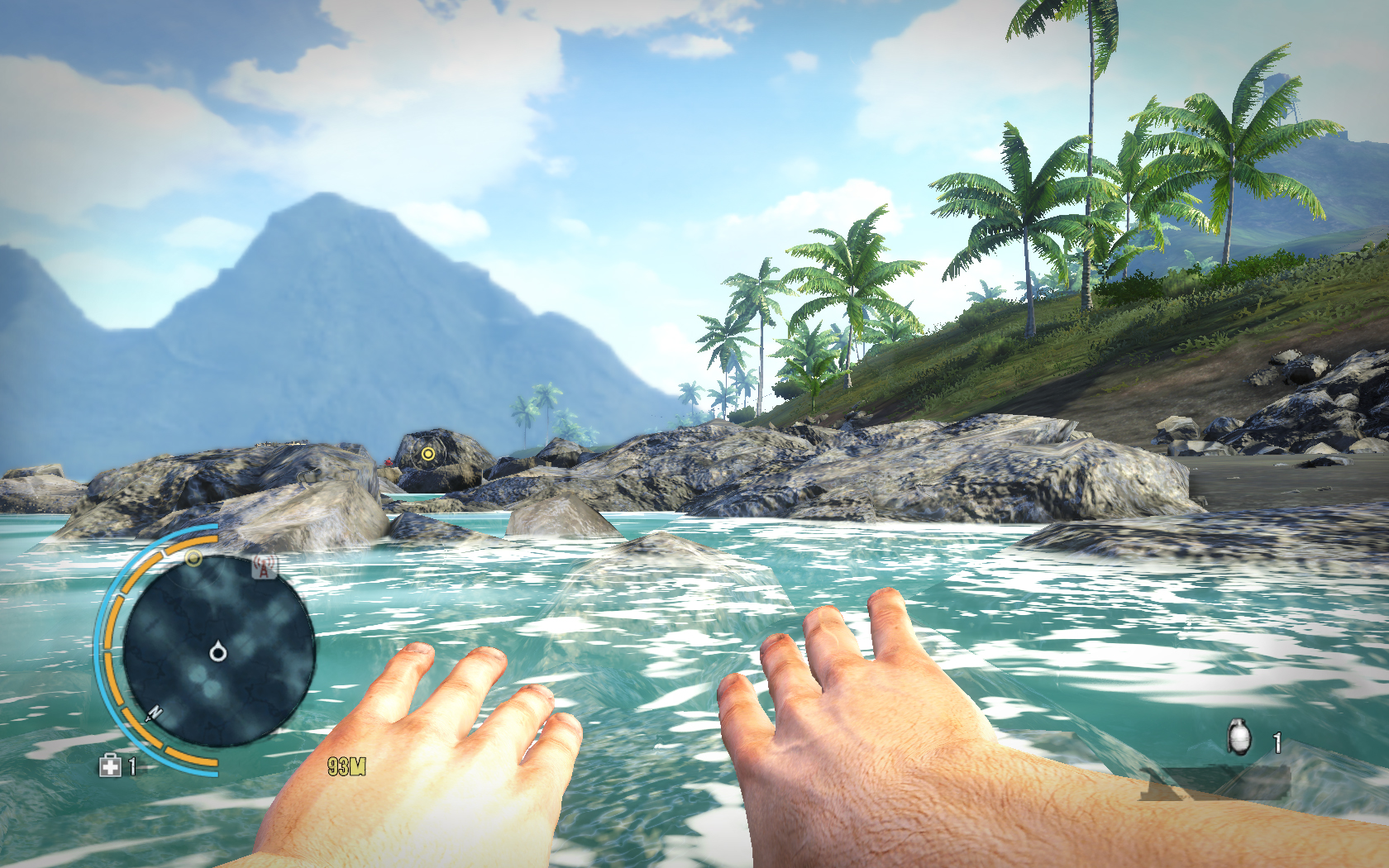 Far Cry 3 Плывем к берегу