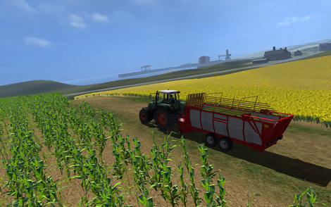 Farming Simulator 2009 Сельский пейзаж