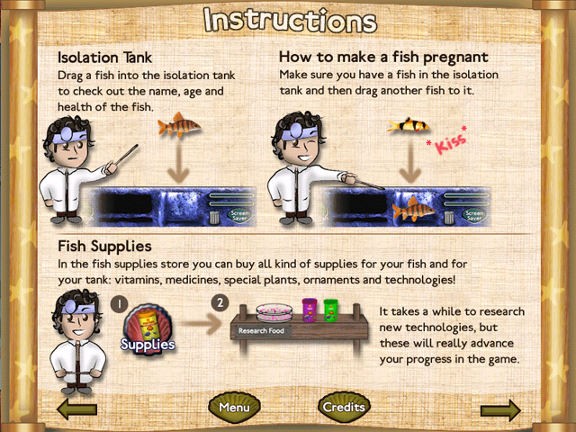 Fish Tycoon for Windows Инструкции