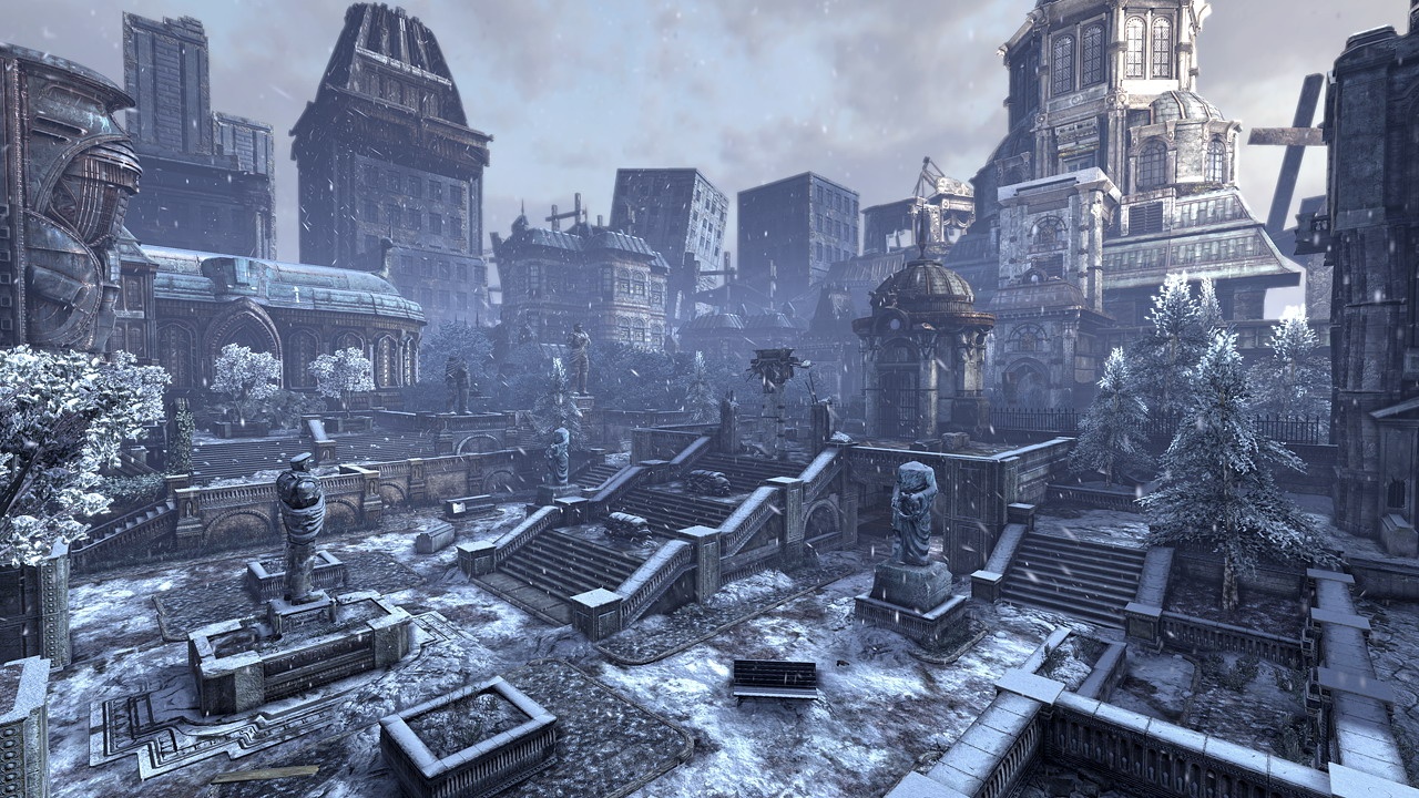 Gears of War 2 Разрушенный город