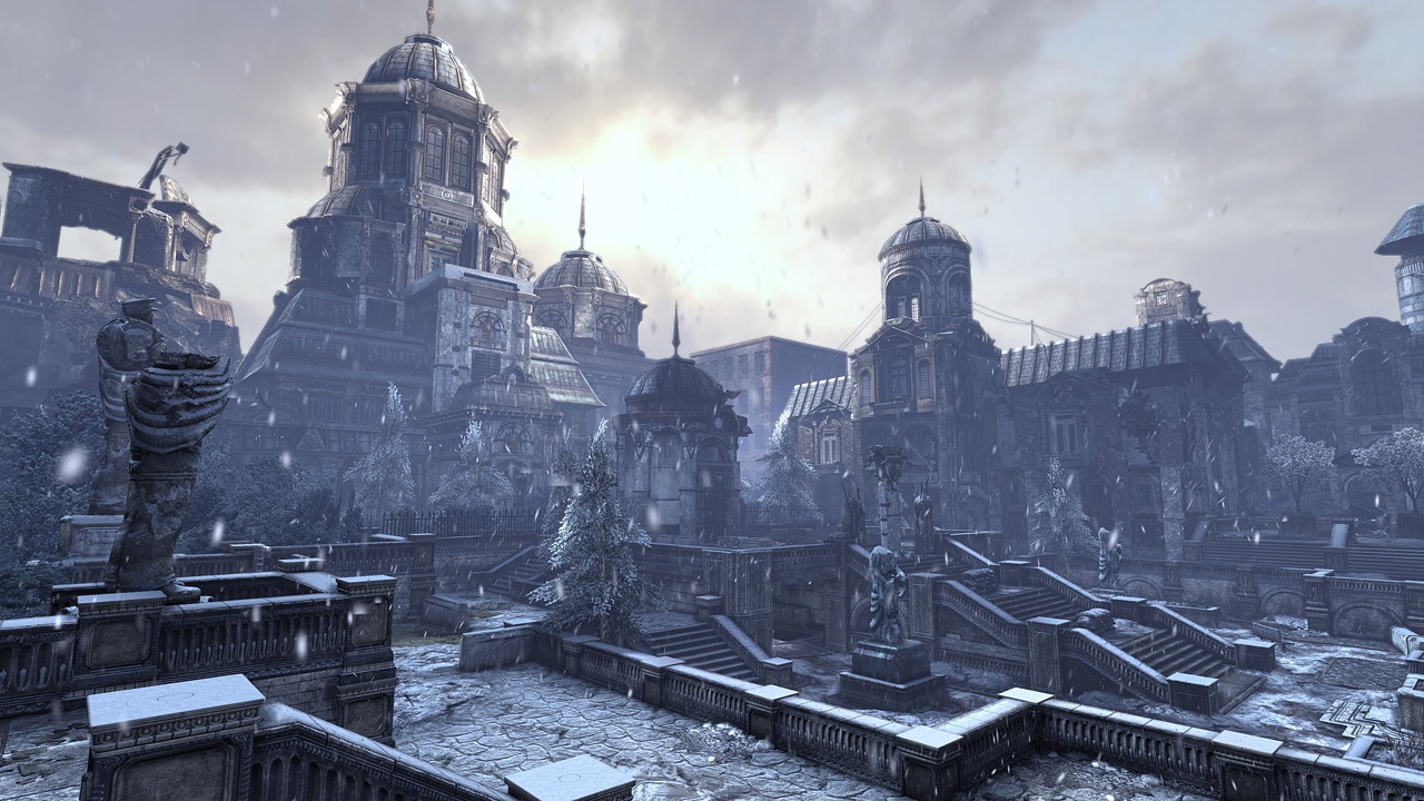 Gears of War 2 Зимние руины