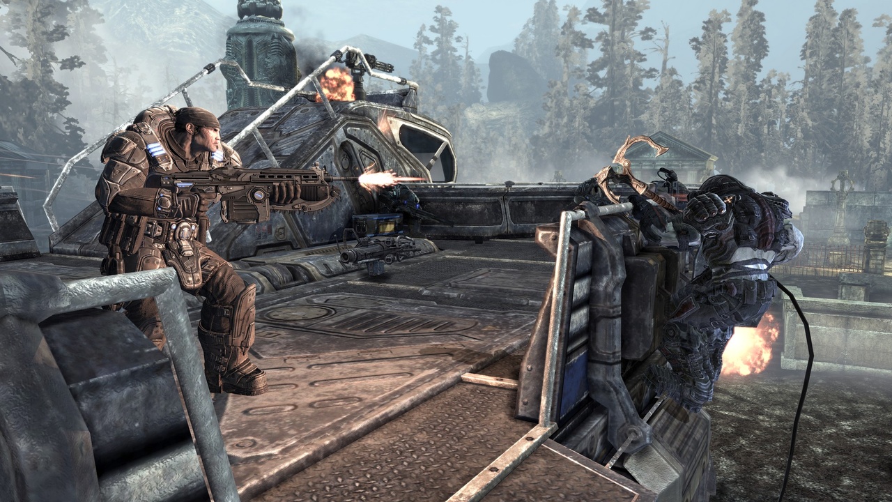 Gears of War 2 Очередное сражение