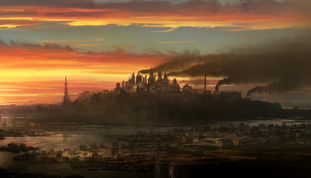 Gears of War 2 Потрясающий закат