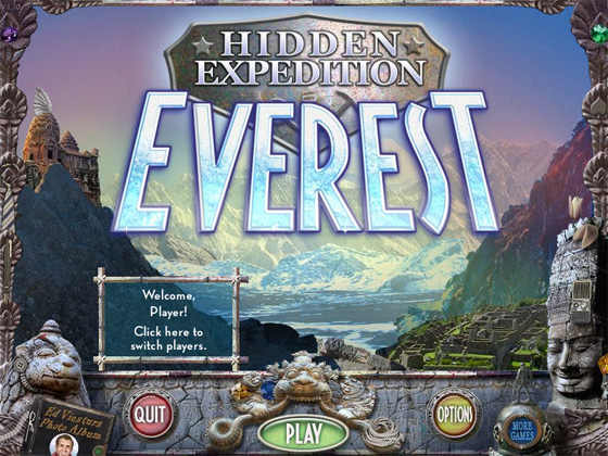 Hidden Expedition: Everest Меню игры