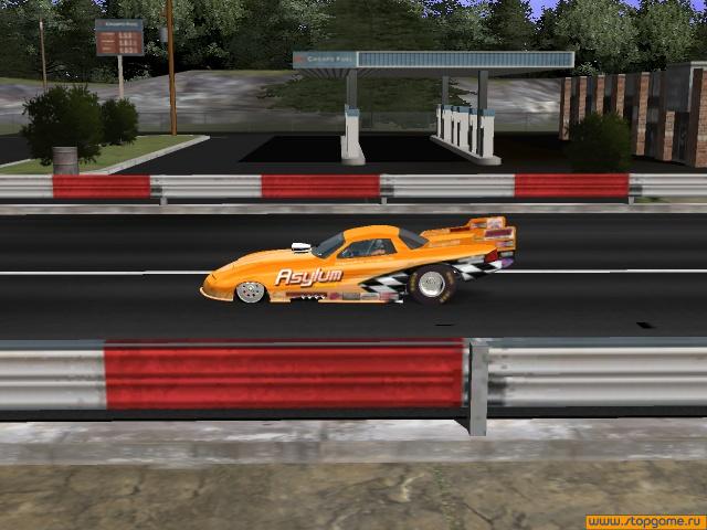 IHRA Professional Drag Racing 2005 Оранжевый спорткар