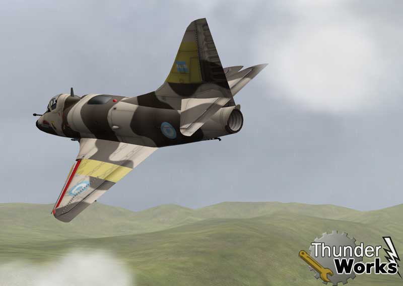Jet Thunder: Falkands/Malvinas Реактивный самолет