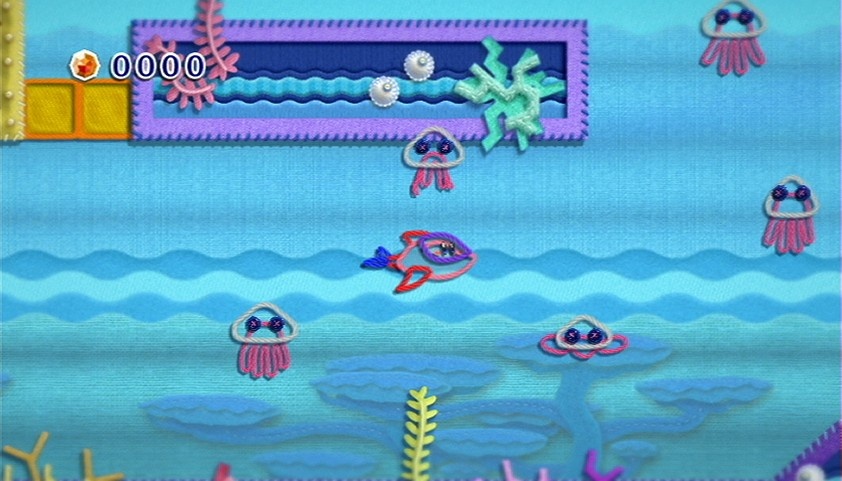 Kirby's Epic Yarn В воде