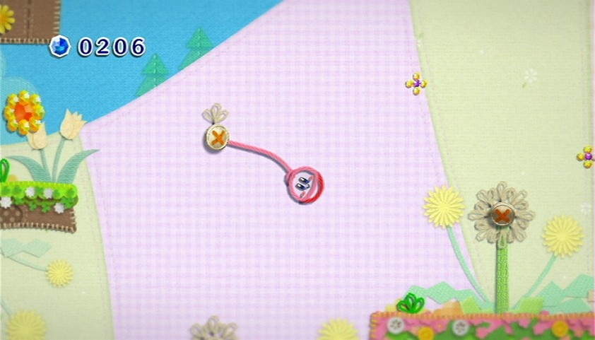 Kirby's Epic Yarn Сшитый мир