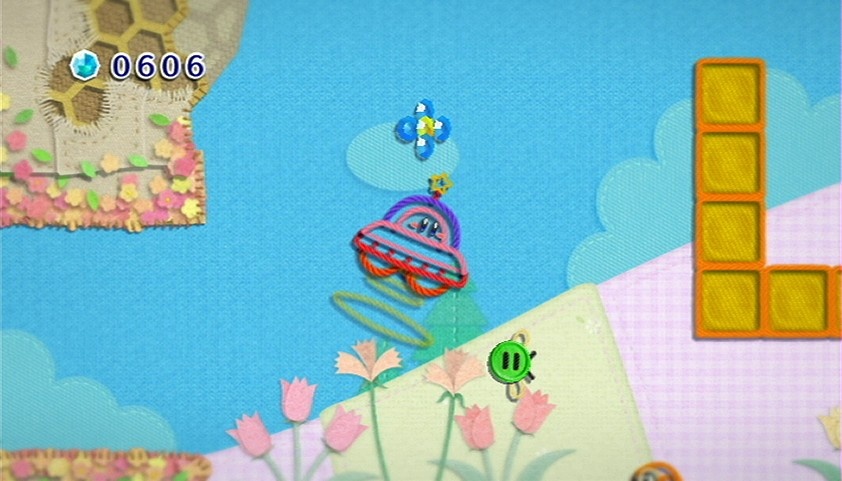 Kirby's Epic Yarn Платформер
