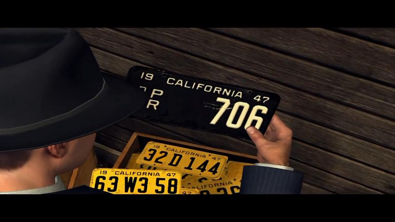 L.A. Noire Краденные номера