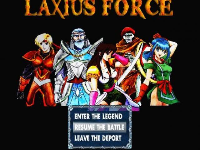 Laxius Force Меню игры