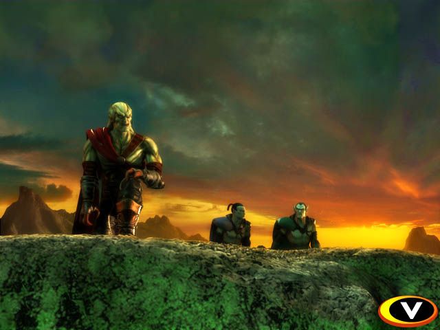 Legacy of Kain: Soul Reaver Персонажи на фоне заката