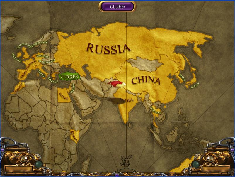 Legacy: World Adventure Карта мира