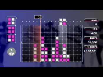 Lumines: Puzzle Fusion Мини-игра