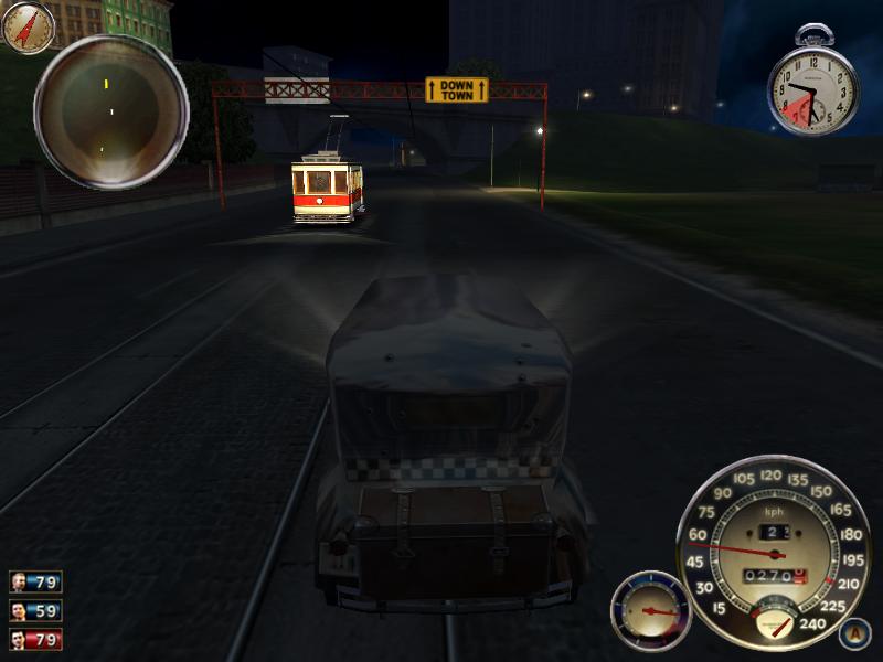 Mafia Трамвай в ночном городе