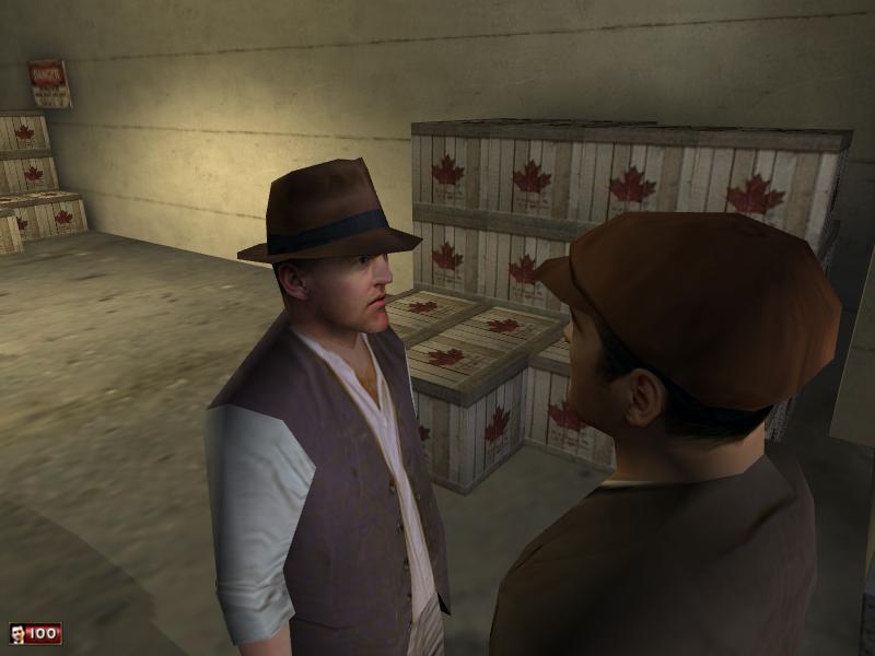 Mafia Томми общается с местным начальством