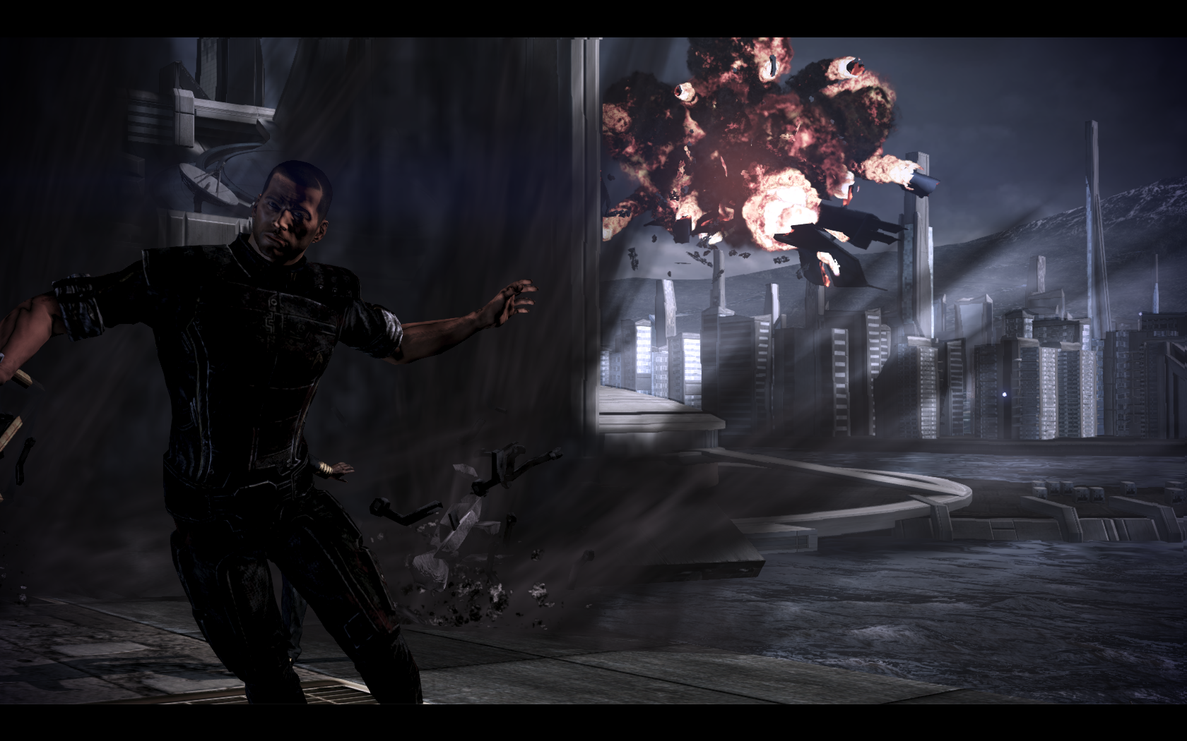 Mass Effect 3 В начале игры взрывов хватает
