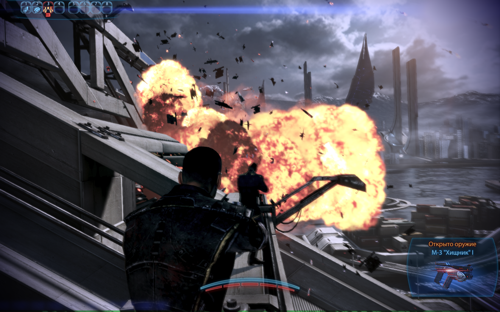 Mass Effect 3 Эффектный взрыв