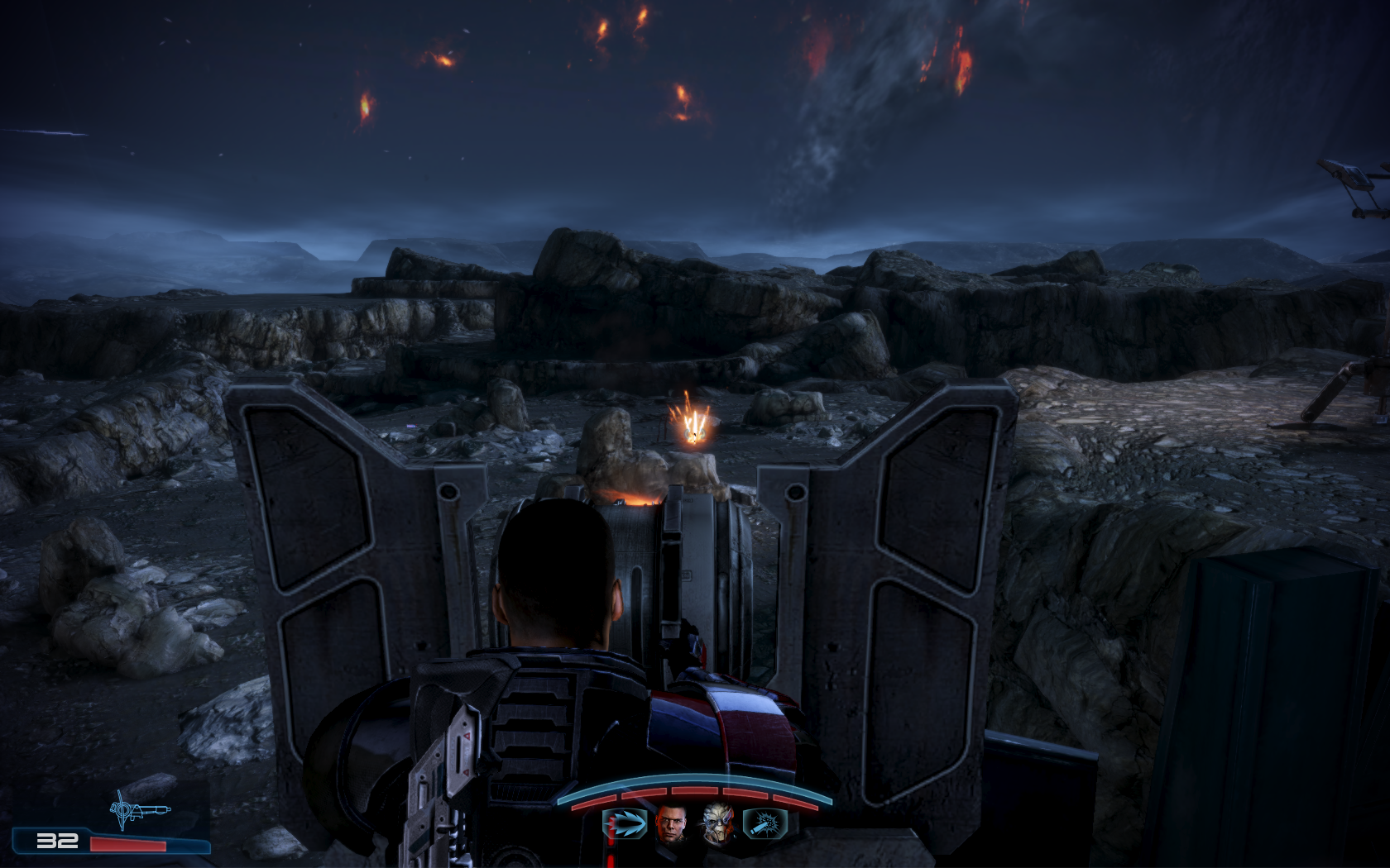 Mass Effect 3 Стационарный пулемет