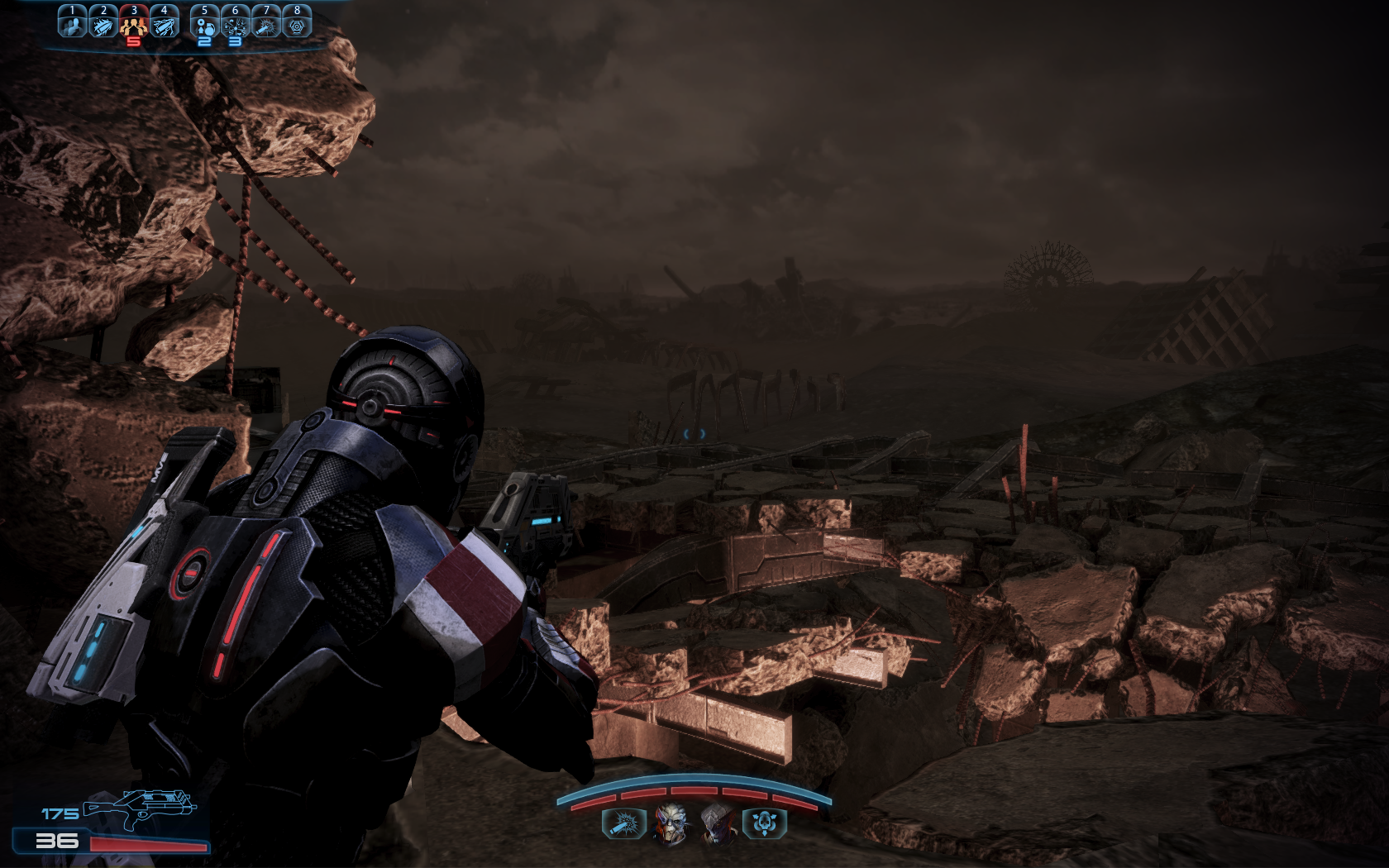 Mass Effect 3 Вид на разруху