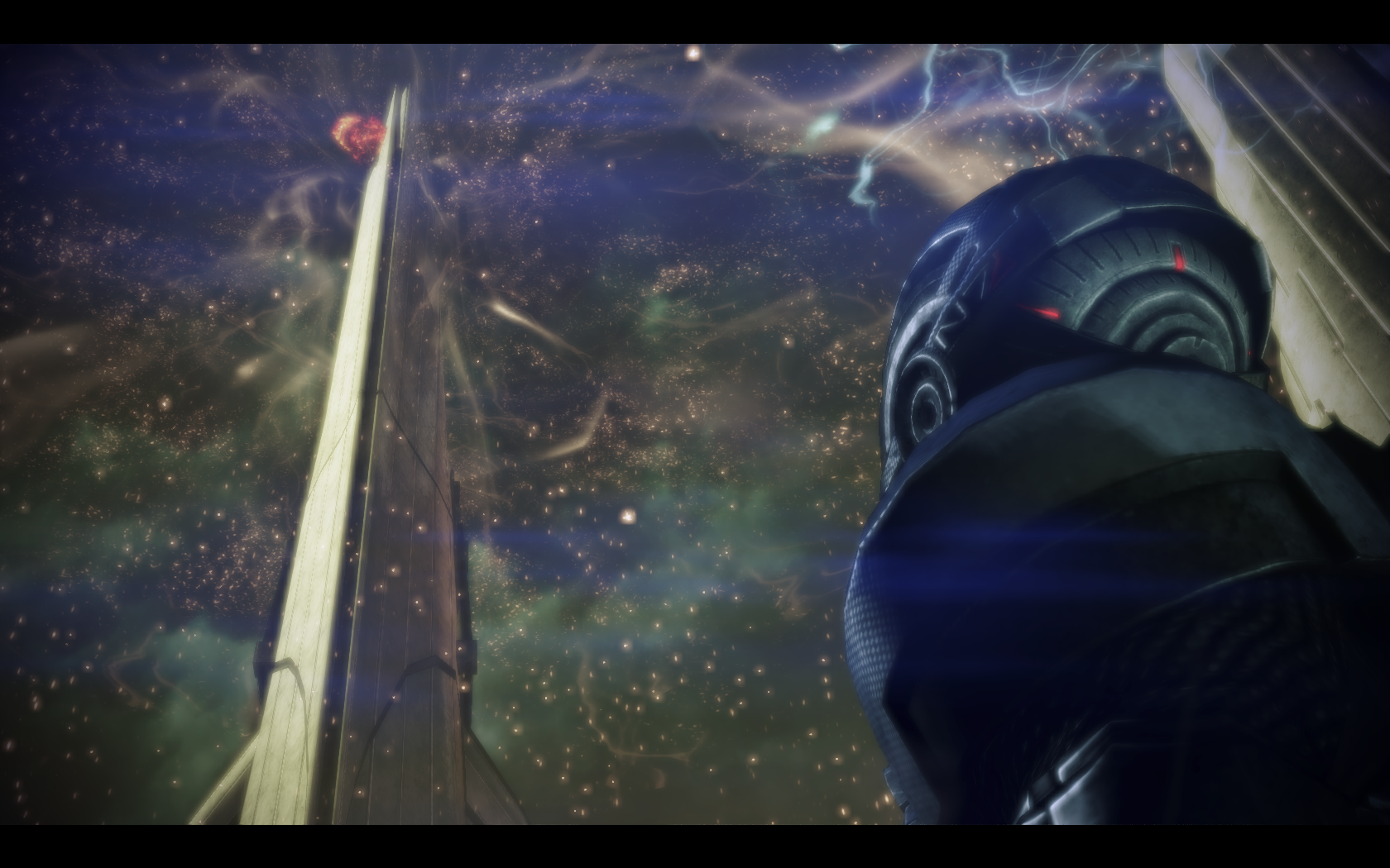 Mass Effect 3 Взрыв на башне