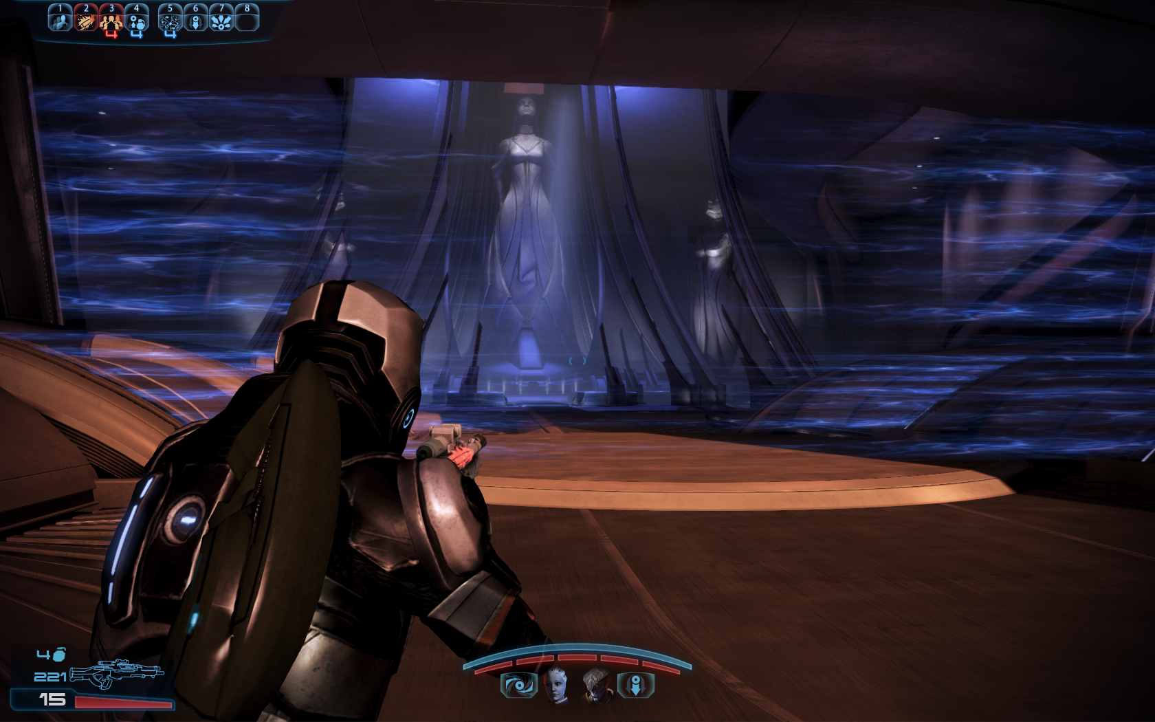Mass Effect 3 Вход в храм Азари