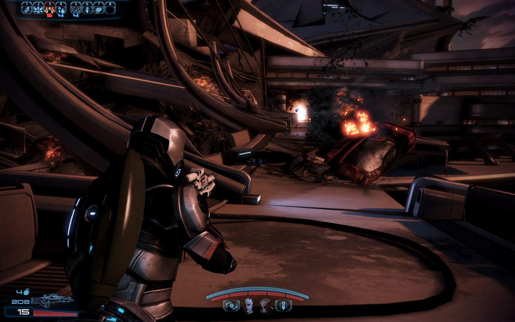 Mass Effect 3 Пробиваемся через руины
