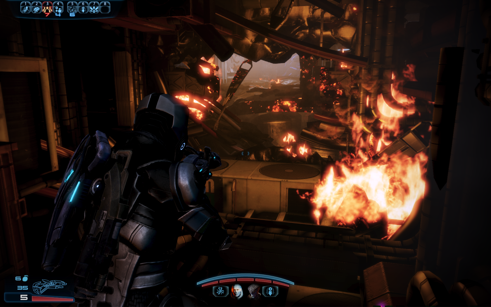 Mass Effect 3 Тут тоже прошел пущенный нами истребитель