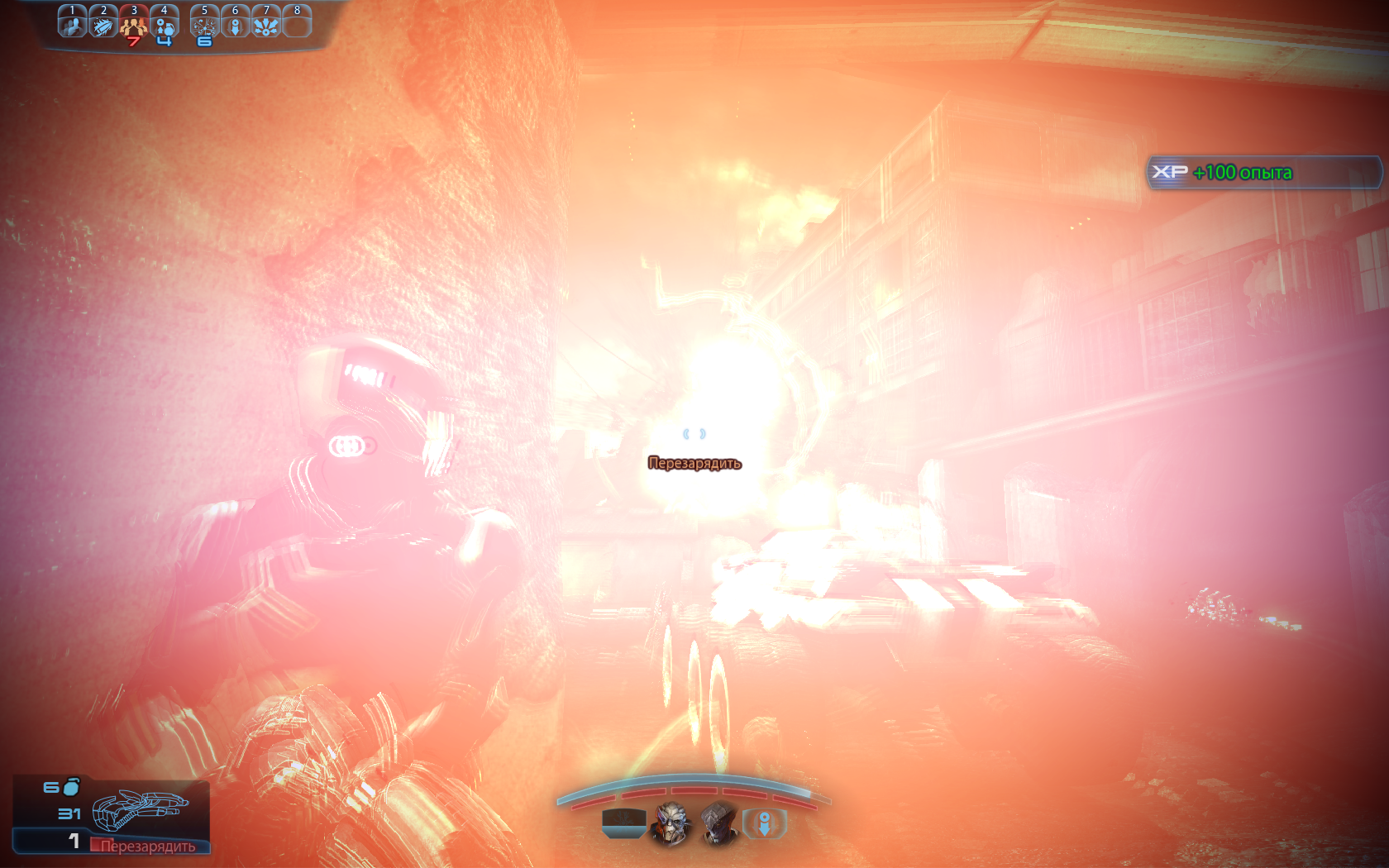Mass Effect 3 Взрыв за углом
