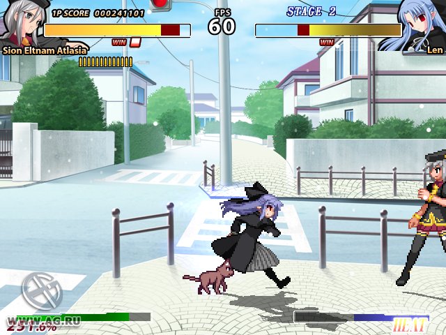 Melty Blood: ReAct Драка