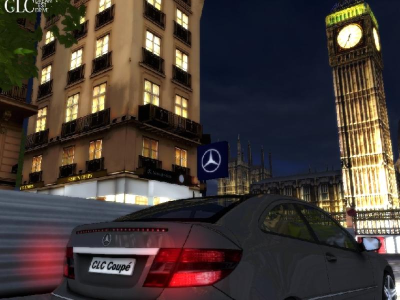 Mercedes CLC Dream Test Drive Ночной город