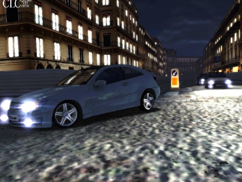 Mercedes CLC Dream Test Drive Ночь