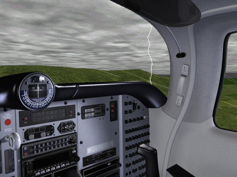Microsoft Flight Simulator 2000 В кабине