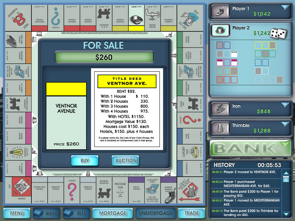 Monopoly by Parker Brothers Игровой процесс