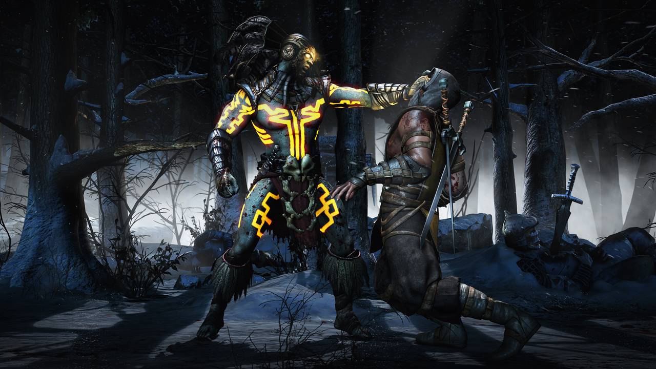Mortal Kombat X Kotal Scorpion SnowForest Choke